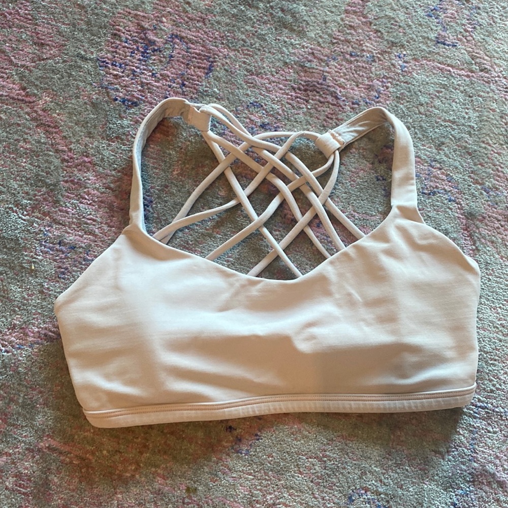Light Pink LULULEMON Sports Bra